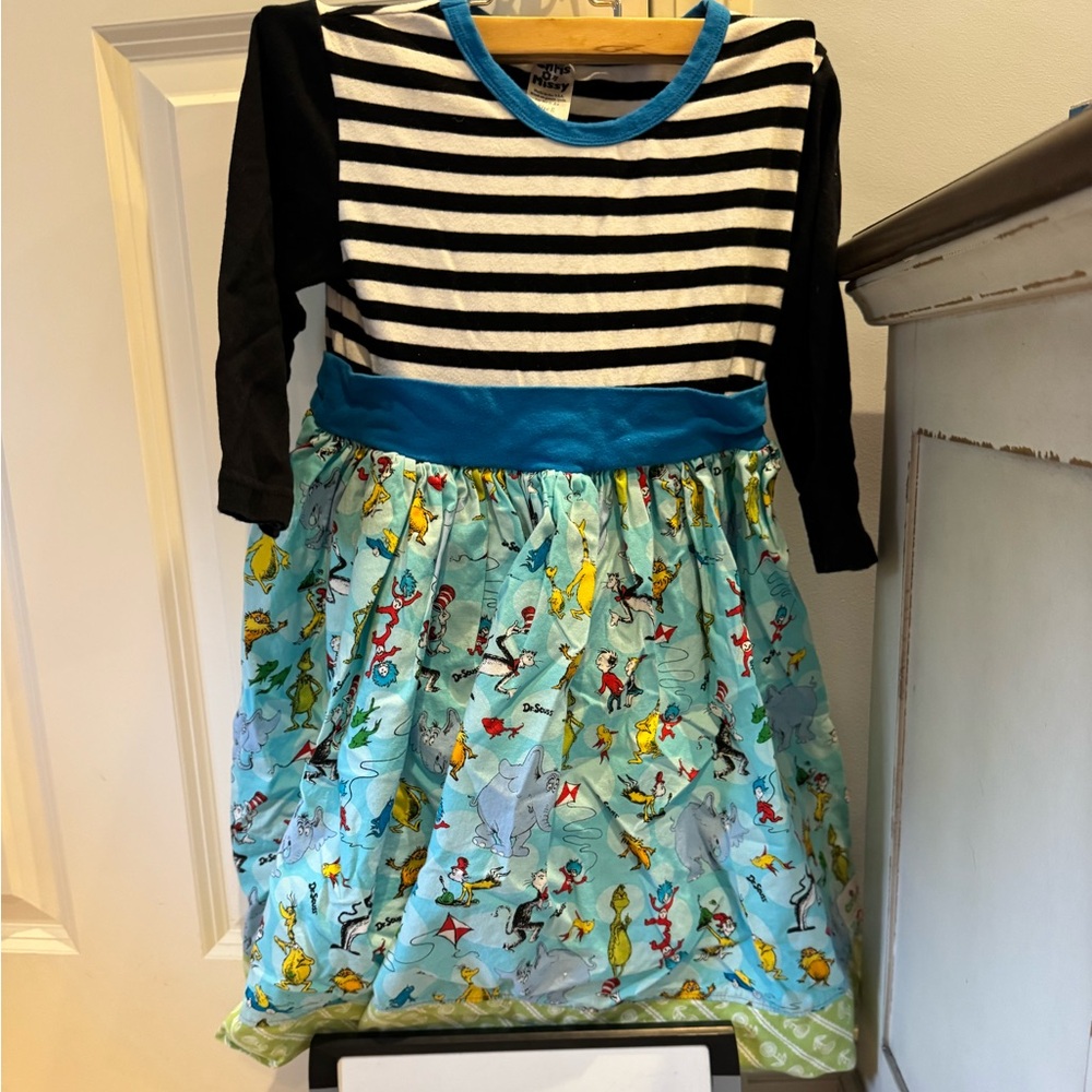 Sz 8 Chris N Missy Dr Seuss dress